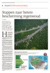 Stappen naar betere bescherming regenwoud