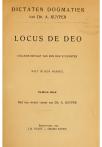 Dicaten dogmatiek. Locus de Deo - pagina 575