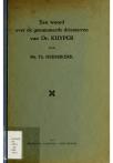 Een woord over de genummerde driestarren van Dr. Kuyper - pagina 1