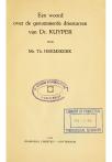 Een woord over de genummerde driestarren van Dr. Kuyper - pagina 7