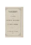Naschrift van Dr. R. Fruin op zijn open brief aan Mr. G. Groen van Prinsterer - pagina 1