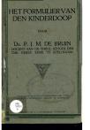 Het formulier van den kinderdoop - pagina 1