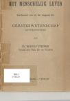 Het menschelijk leven beschouwd vanuit het oogpunt der geesteswetenschap (anthroposophie) - pagina 1