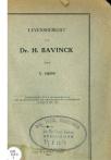Levensbericht van dr. H. Bavinck - pagina 1