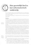 Het geestelijk lied in het reformatorisch onderwijs