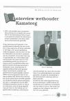 Iterview wethouder Kamsteeg