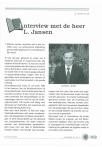 Interview met de heer L. Jansen