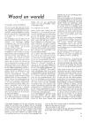 Woord en wereld