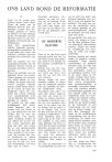 ONS LAND ROND DE REFORMATIE