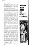 WAAROM WERD JACOB VAN LIESVELT ONTHOOFD?