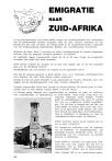 EMIGRATIE NAAR ZUID-AFRIKA