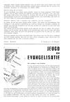 JEUGD EN EVANGELISATIE