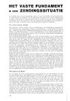 HET VASTE FUNDAMENT IN ONZE ZENDINGSSITUATIE