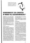 DISKRIMINEERT EEN CHRISTEN OF WORDT HIJ GEDISKRIMINEERD?