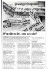 Wereldvrede, een utopie?