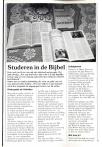 Studeren in de Bijbel