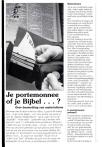 Je portemonnee of je Bijbel . . . ?
