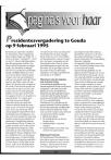 Presidentesvergadering te Gouda op 9 februari 1995