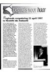 Regionale vergadering 21 april 1997  te Hendrik ido Ambacht