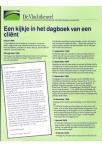 Een kijkje in het dagboek van een  cliënt