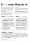 Daniël vakantienummer (inclusief dagboekstukjes)