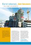Eerst rekenen, dan bouwen
