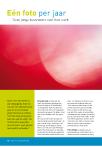 Eén foto per jaar