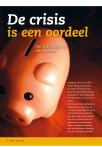 De crisis is een oordeel
