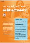 Is de Bijbel wel écht actueel?