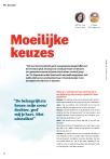 Moeilijke keuzes