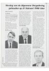 Verslag van de Algemene Vergadering, gehouden op 21 februari 1998 (slot)