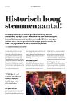 Historisch hoog stemmenaantal!