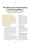 ‘De druk op de samenleving wordt onhoudbaar’