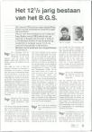 Het 121/2 jarig bestaan van het B.G.S.