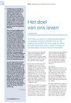 Het doel van ons leven