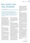 Een psalm, een lied, of allebei