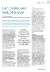 Een psalm, een lied, of allebei