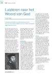 Luisteren naar het Woord van God