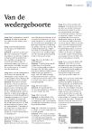 Van de wedergeboorte