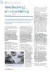Vernieuwing en verandering