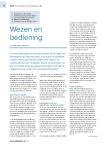 Wezen en bediening