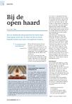 Bij de open haard