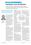 Aandacht voor de kleinen