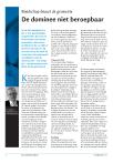 De dominee niet beroepbaar