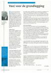 Van/ voor de grondlegging