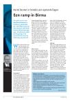 Een ramp in Birma