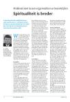 Spiritualiteit is breder