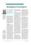 Beweging met een program