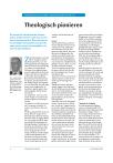 Theologisch pionieren