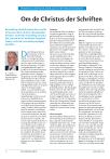 Om de Christus der Schriften